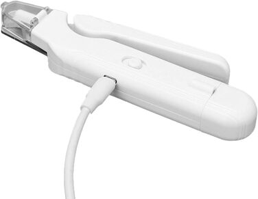 Триммер для нігтів собак з LED-підсвічуванням та акумулятором, для собак, цуценят, догляд за лапами, білий