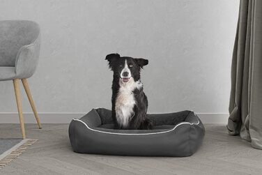 Ліжко для собак та котів Sogni E Capricci, 48x42x16 см, сірий колір, NUVOLA
