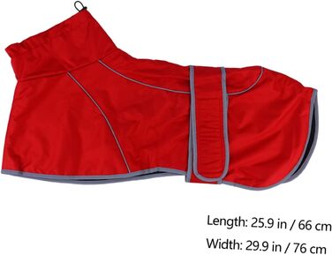 Водонепроникний дощовик для собак BESPORTBLE, XXXL: надійний захист від дощу та вітру