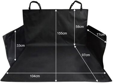 Захист для багажника для собак Ford Kuga MK3 PHEV (2020-2025): водонепроникний, антиковзний, з боковими панелями та захистом для багажника