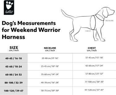 Шлея для собак Hurtta Weekend Warrior, чорна, 80-100 см