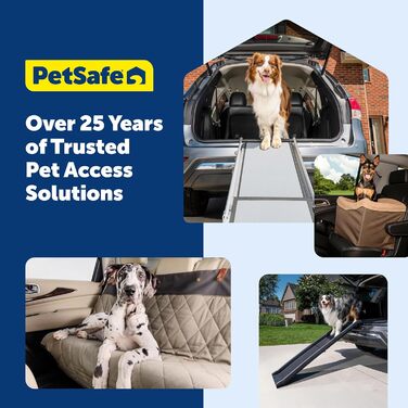 PetSafe Happy Ride Купура для собак, 5.1 см, висока тяга, складна для подорожей, до 90 кг