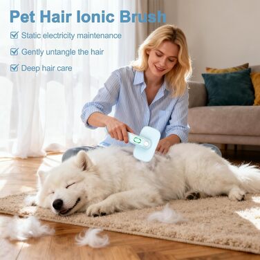 Щітка для собак Zupfbürste: самоочисна, для видалення підшерстка, масажна, догляд за шерстю, для цуценят та кошенят, для довгої та короткої шерсті