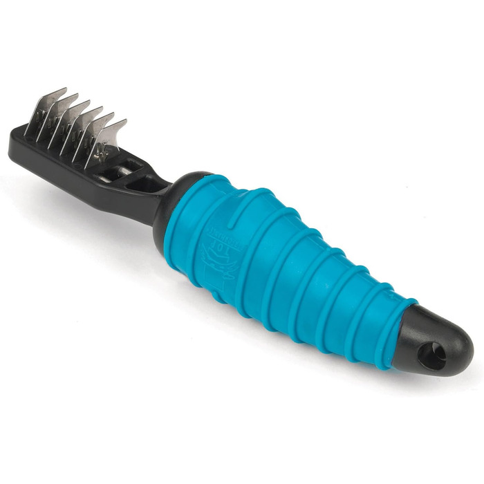 Інструмент для грумінгу Master Grooming Tools: 6-клінковий тример для догляду за шерстю собак, чорний