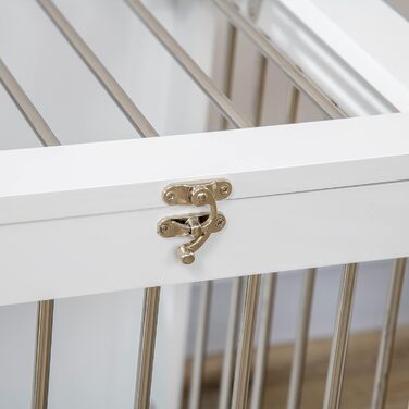 Клітка для собак PawHut - переносна будка для середніх собак, біла, 80 x 50 x 56,5 см