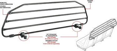 Відбійник NORDRIVE N70054 Premium-Guard для собак та тварин, сталь, 1110x320 мм