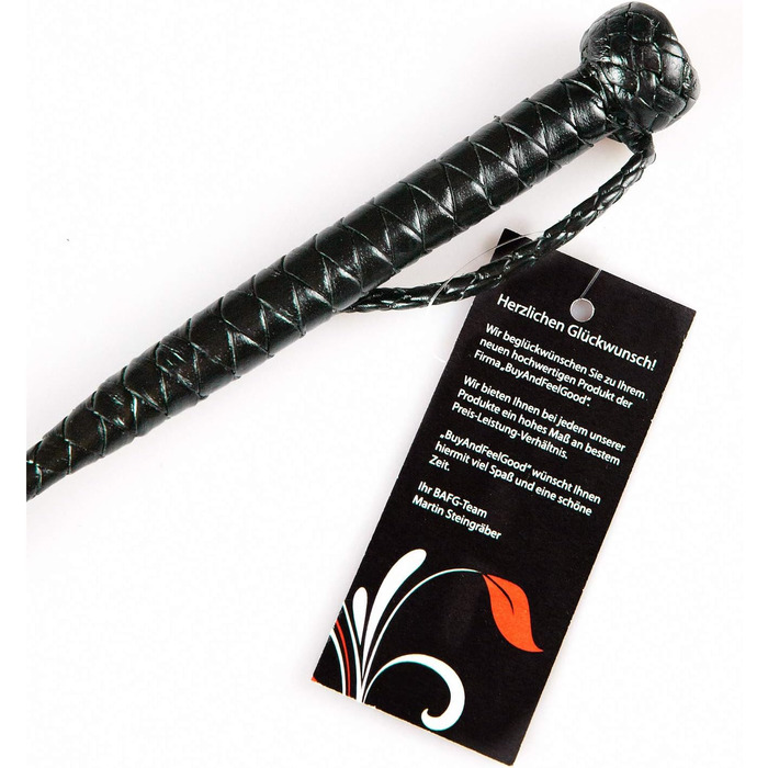 Преміум якість: Ручна робота, 69 см преміум-ґе́рта з натуральної шкіри буйвола – BDSM іграшка для жінок, доміна, ґе́рта, хляст, BDSM, косплей, іграшки для пар, SM. 1 шт.