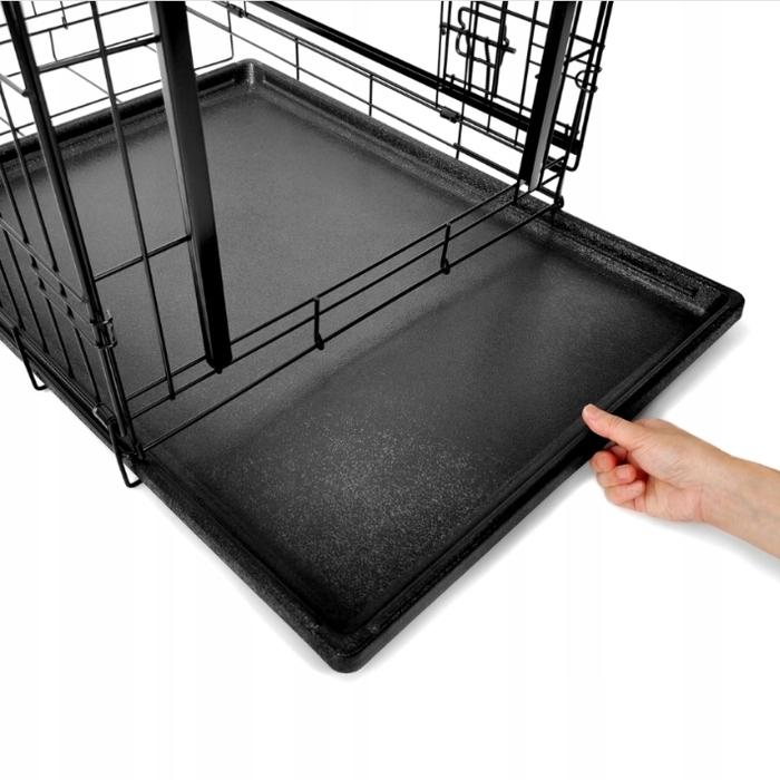 Металева клітка Lalazoo для середніх собак, 53 x 76 x 61 см