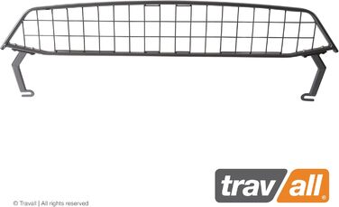 Сітка-перегородка для собак Travall для SEAT Leon (2020-): автомобільна сітка для собак, захист багажника, міцне сталеве плетіння