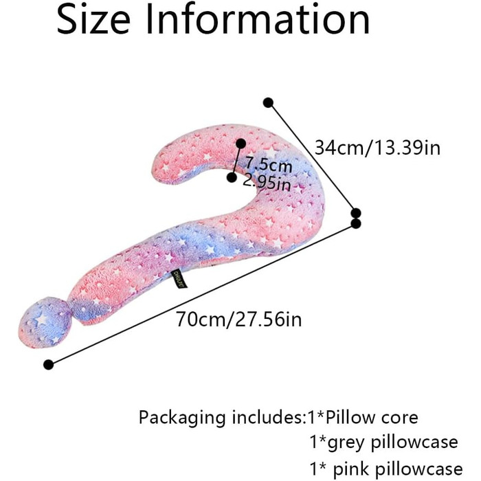Подушка для собак CHULPET, велика, знімний чохол, світиться в темряві, м'яка підголовник для глибокого сну