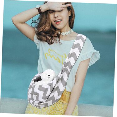 Сумка-переноска для собак Toyvian - легка, дихаюча, з регульованим плечовим ременем, для маленьких собак та цуценят, для подорожей та прогулянок