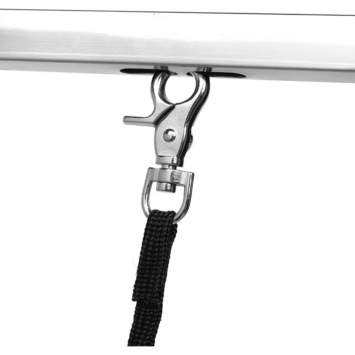 Набір для догляду за собаками Jonlaki: гамак, стіл для грумінгу з кріпленням, регульована висота, нержавіюча сталь, петля, рукав для грумінгу, для собак та котів малого та середнього розміру (1,15 м)