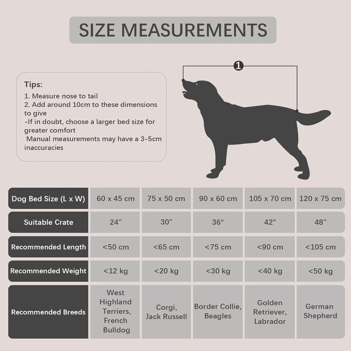 Ліжко для собак XL, м'яка коробка-матрац, заспокійлива, пухнаста, анти-тривожна, розкішна плюшева підстилка з неслизьким дном, 105 x 70 x 7 см