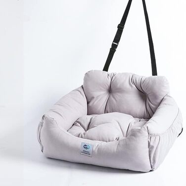 Підвищення для собак в авто Aidou, автокрісло для собак, котів, лежанка для тварин в авто та вдома (Сірий)