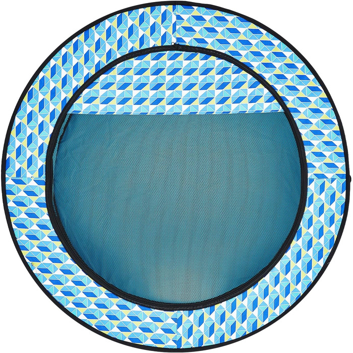 Вольєр для цуценят VEVOR розкладний, 812 x 609 x 558 мм, з мискою, 600D Oxford, для собак та інших тварин, блакитний