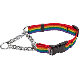 Собачий нашийник Martingale з швидкознімною застібкою, XS, райдужний, Cetacea