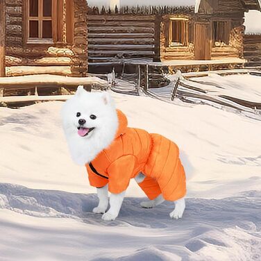 Теплий зимовий жилет для собак з бавовни, тепла бавовняна жилетка для собак, захист від вітру