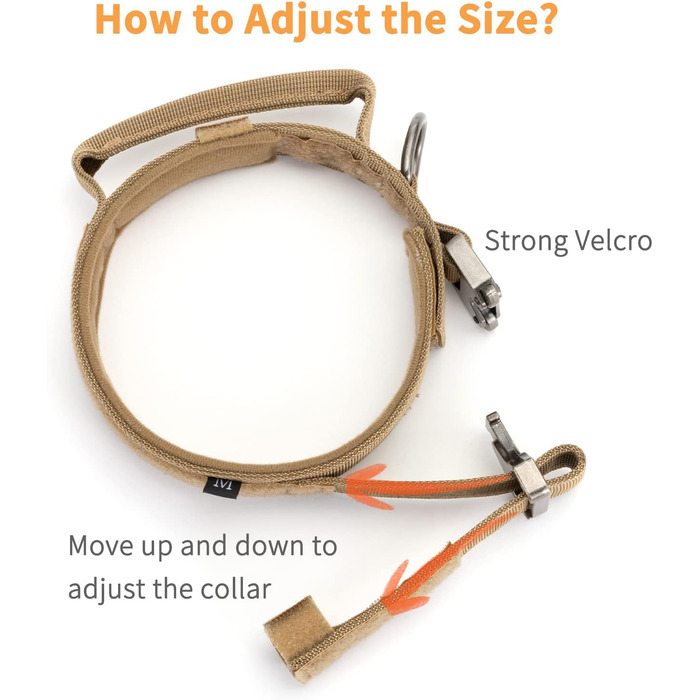 Нашийник для собак регульований з контролем, тактичний нашийник з нейлону, з м'якою підкладкою, з металевою застібкою, для середніх та великих собак, для полювання, тренувань, активного відпочинку на природі, чорний, L (45-55 см), XL (55-62 см)