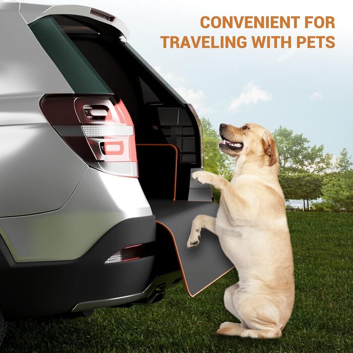 Захист для багажника автомобіля від бруду та подряпин для собак, універсальний, 185x102 см, 600D, водонепроникний, стійкий до подряпин, для авто, SUV, Van (Помаранчевий)