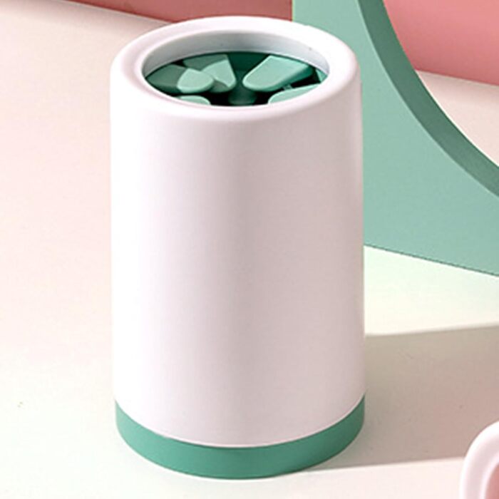 Очищувач лап для собак: мийка лап, щітка для собак, інструмент для чищення лап, зелений колір