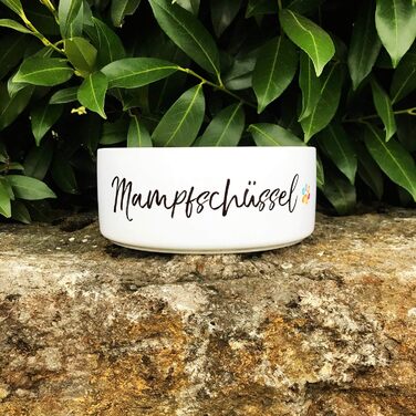 Керамічна миска для собак »Mampfschüssel« - годівниця для води та корму, 1.300 мл