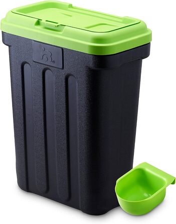 Маелсон Dry Box - контейнер для сухого корму, 15 кг, зелено-чорний