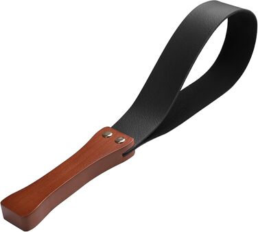 Спіральна косарка для коней BAVIHOR, 48,2 см, з антиковзним дерев'яним руків'ям, чорна