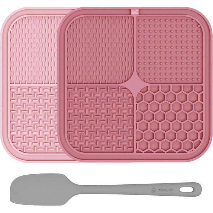 Килимок для собак ChefAide: повільна годівля, проти нудьги та тривоги, 21.6 x 21.6 см