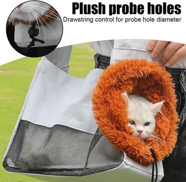 Сумка-переноска для котів та кошенят, весела переноска з шнурком, дихаюча сумка через плече для маленьких собак та котів