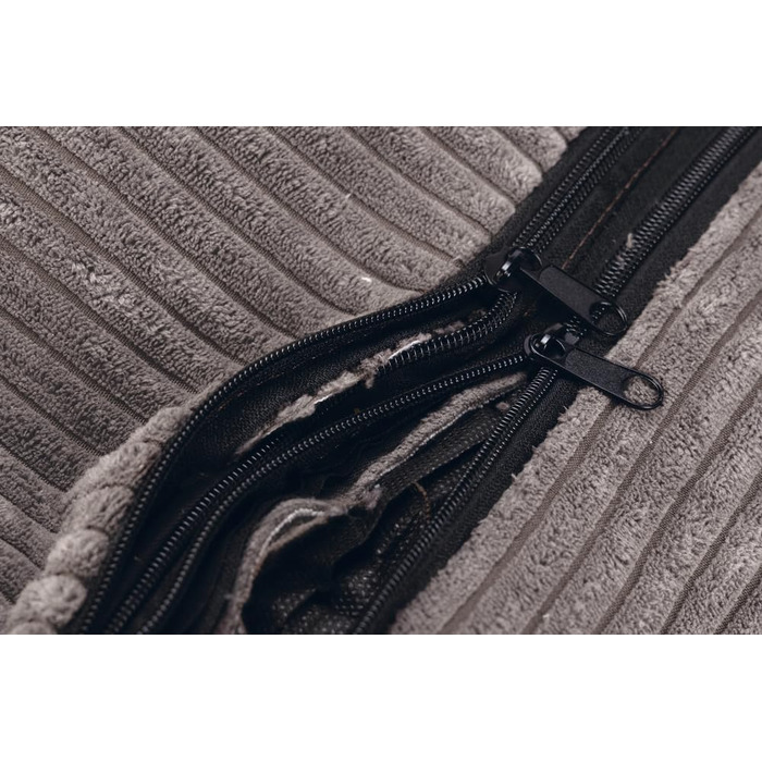 Собаче ліжко Hundebett Lotte Ribbed, коричневе, 95x80x23 см