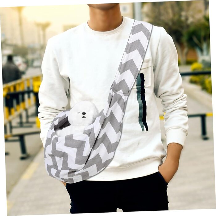 Сумочка для собак BESPORTBLE - переноска для маленьких собак та цуценят, дихаюча, легка, з регульованим плечовим ременем для подорожей та прогулянок