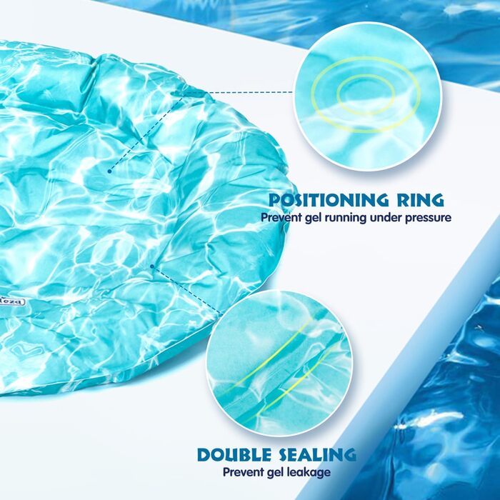 Кühlmatte Hunde Katzen Orbicular: Охолоджуючий килимок для собак та котів, розмір M, 72x72x5 см