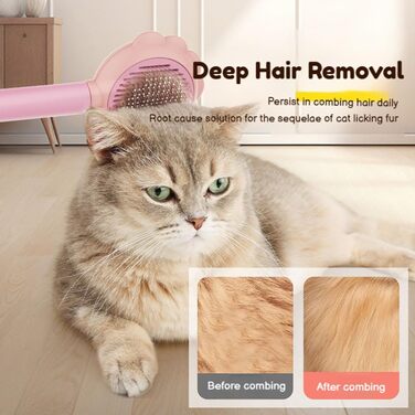 Бурштук для собак та котів Vamotto з водяним розпилювачем та самоочищенням - рожевий