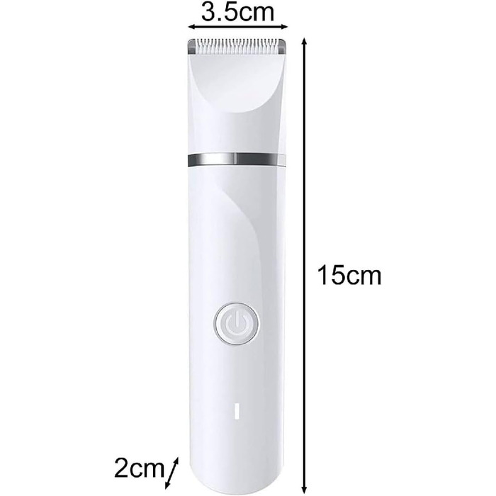 Мультитрим Про від Dr Pfoten: тиха 4-в-1 машинка для стрижки собак та котів. Набір для стрижки собак, котів, лап, очей, вух, обличчя та тіла. Акумуляторна.