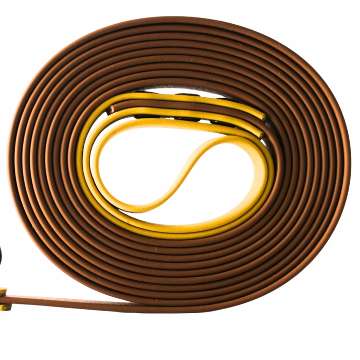 Водостійкий міцний повідець для собак (малих та великих порід), довжина 20 м, коричневий