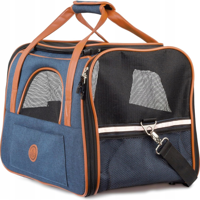 Складана сумка-переноска для собак та котів, 44x32x34 см, до 6,5 кг