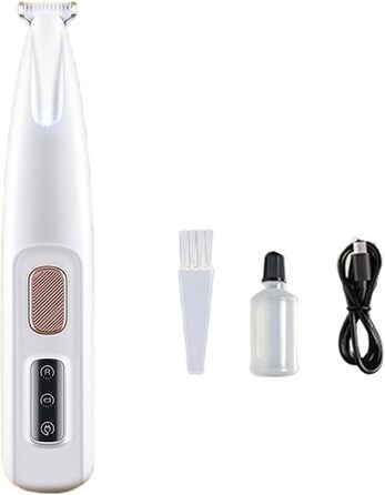 Машинка для стрижки кігтів PawTrim Pro - професійний догляд за лапами тварин. Бездротова, з LED-підсвічуванням, біла