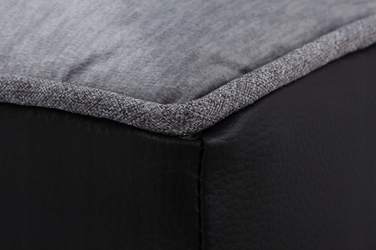 Ортопедичне ліжко для собак Welsti, сіре, 100 x 70 см