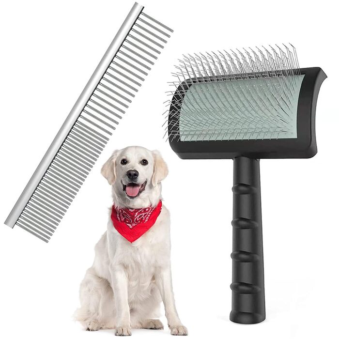 Професійна щітка для собак та домашніх тварин Zupfbürste: видаляє ковтуни та матову шерсть. Підходить для Cockapoos, Labradoodles, Cavapoos