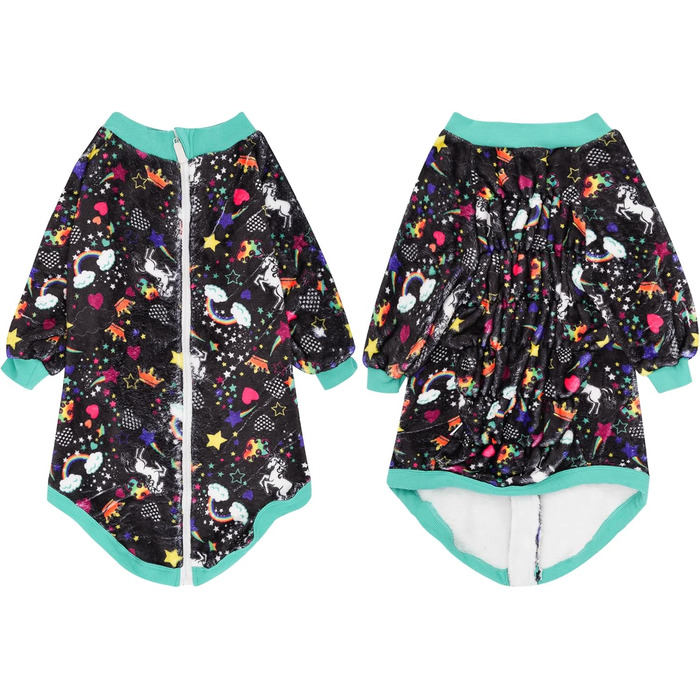 Теплий зимовий пуловер LovinPet для собак Бульдога, зручний фланелевий зимовий одяг для собак, одяг для собак на осінь та зиму (XX-Large, Зелений)