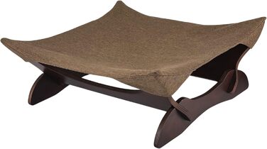 Крісло-гамак для котів та маленьких собак, крісло-лежанка для тварин, коричневе