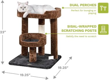 Котячий ігровий комплекс Go Pet Club F3019, багаторівневий дряпак, будиночок для котів, меблі для домашніх тварин
