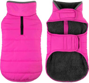 Зимовий теплий одяг для собак - водонепроникна куртка для холодної погоди, комфортна тепла одіяг для цуценят, собак, малих, середніх та великих собак (Блакитний, розмір 2XL)