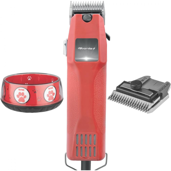 Машинка для стрижки собак Aesculap EHASO Profi GT-104 / Favorita 2 з насадками та мискою для собак