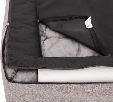 М'яке ліжко для собак, лежанка для тварин, коричнева, 98 x 66 см (Cappuccino Inarii, L)