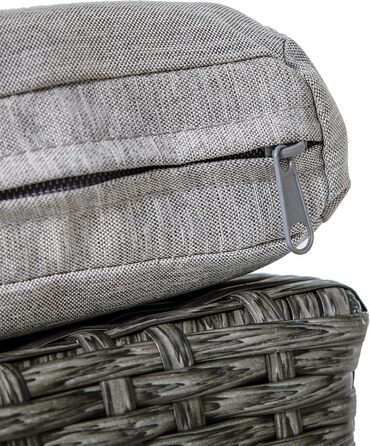 Greemotion лежанка для собак з дахом та подушкою, сірий колір, 79 x 83 x 56 см