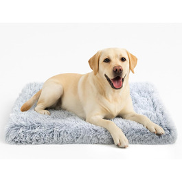 М'яке ортопедичне ліжко для собак DONWEI, 75x50x6 см, сірого кольору, знімний чохол, неслизьке, для клітки