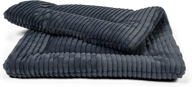 TrendPet Harmony: М'яка підстилка для собак та котів, 50x35 см, антрацит