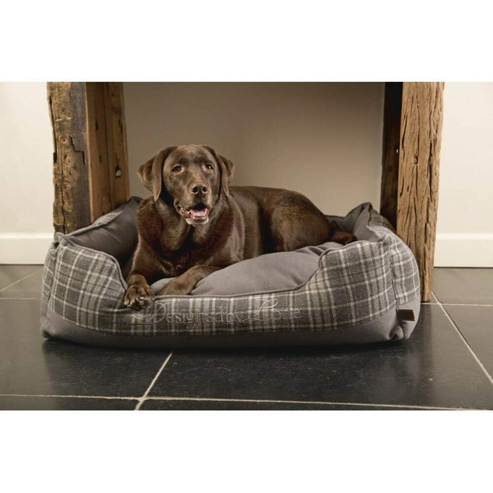 Лотте - лежанка для собак, сірий антрацит, 80x70x22 см