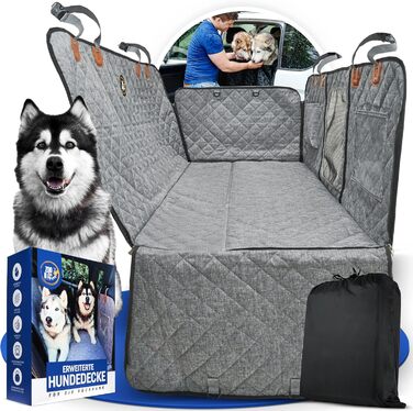Захист для автокрісла собаки: водовідштовхувальний, стійкий до подряпин з боковим захистом | Преміум захист сидіння авто | Універсальний чохол на сидіння для собак в авто та SUV